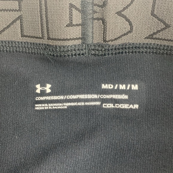 Under Armour Compression Leggings Size Medium Black waist band New NWOT - Picture 5 of 13